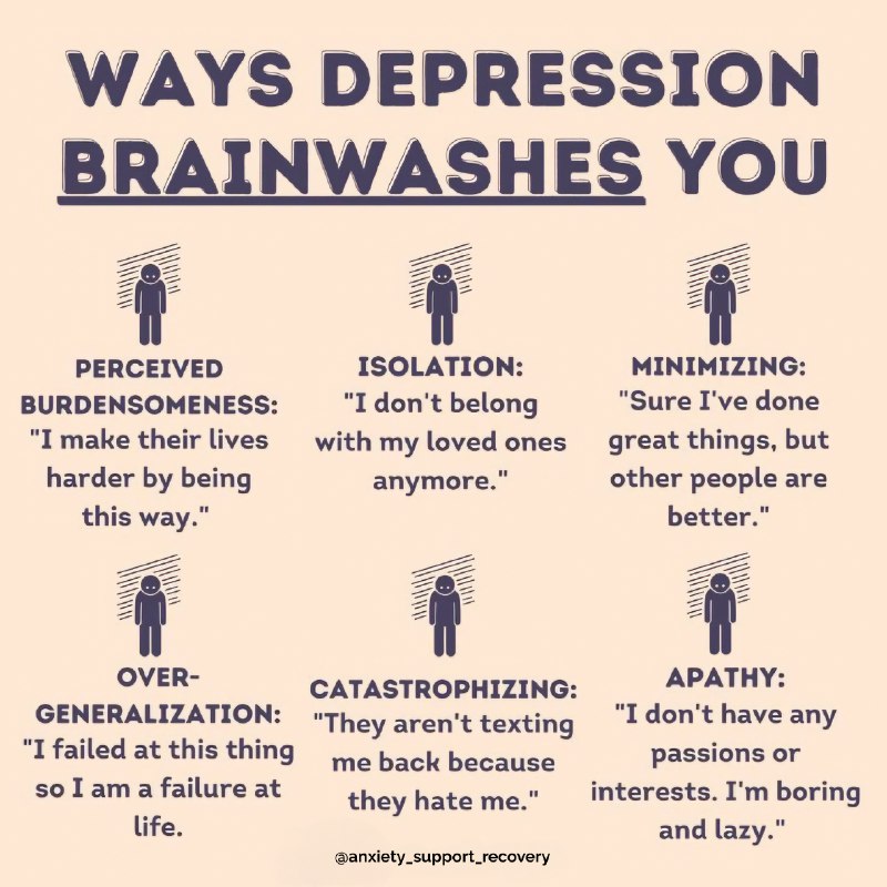 A cool guide of how depression …