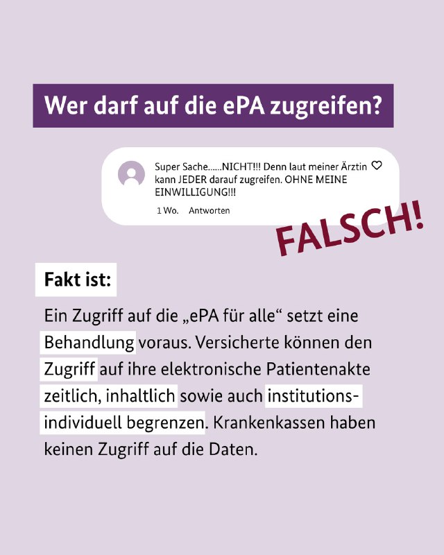 ***❔*** Wer darf auf Ihre ePA …