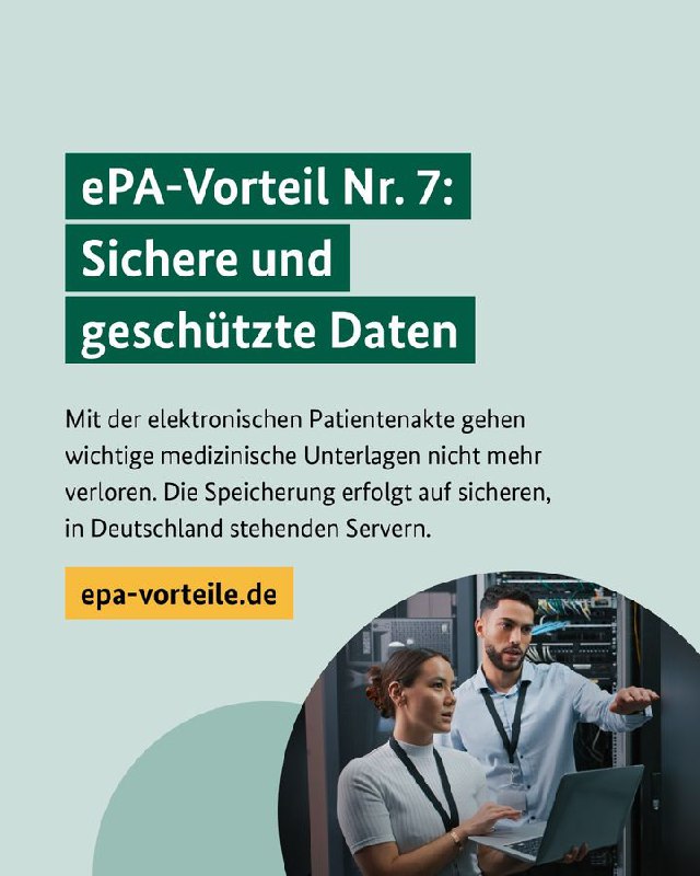 Die Daten in Ihrer elektronischen Patientenakte …