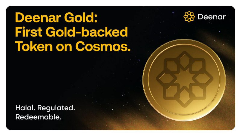 ***🚀*** The first gold-backed token on …