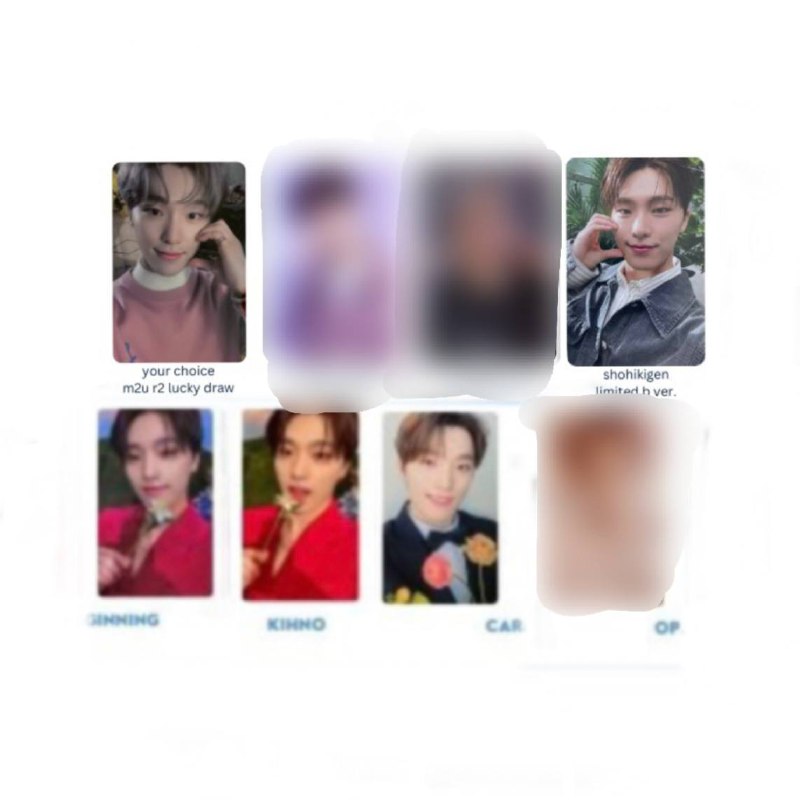 wtb seventeen dino photocards ☆