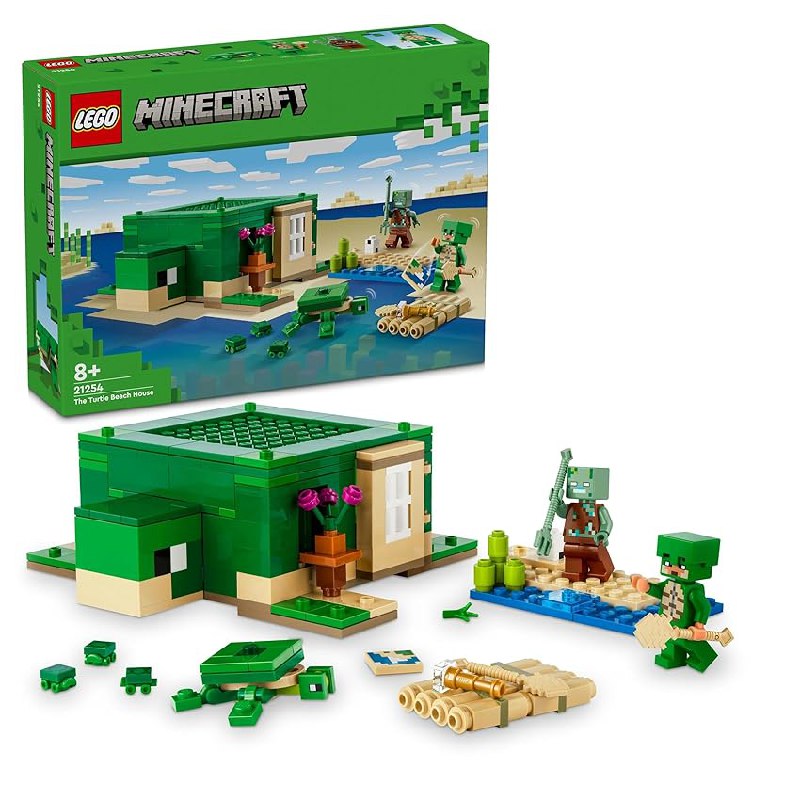***🔥***LEGO Minecraft Beach House della Tartaruga, …