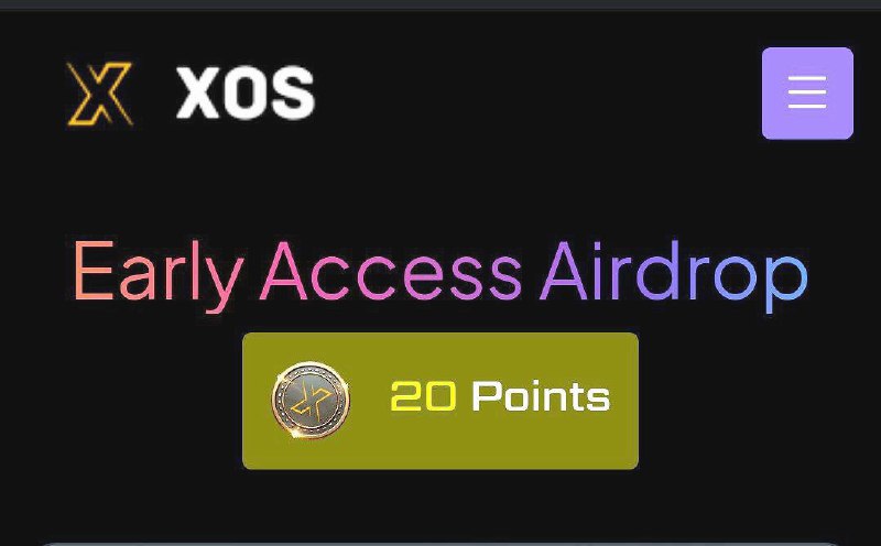 ***➡️*****XOS Early Access Airdrop Live*****➡️*****(Solana L2)$55M …