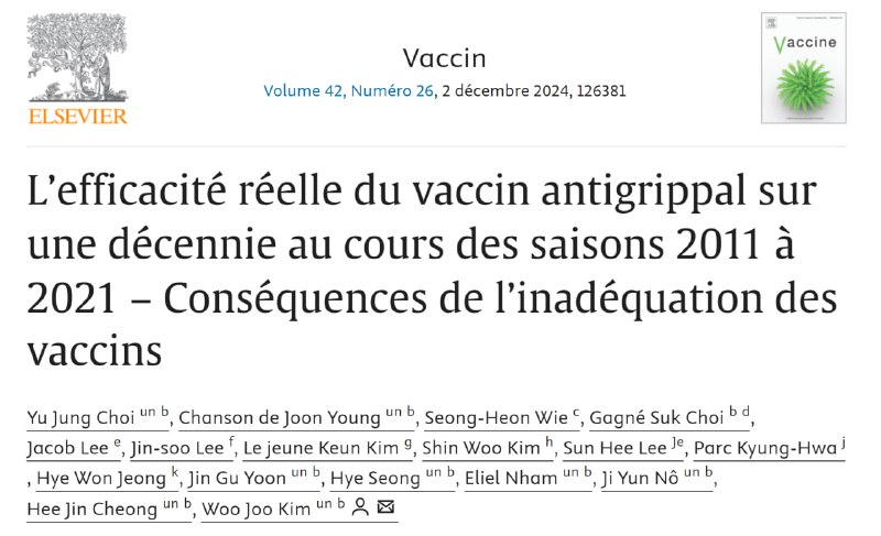 ***💉*** **L’efficacité du vaccin contre la …