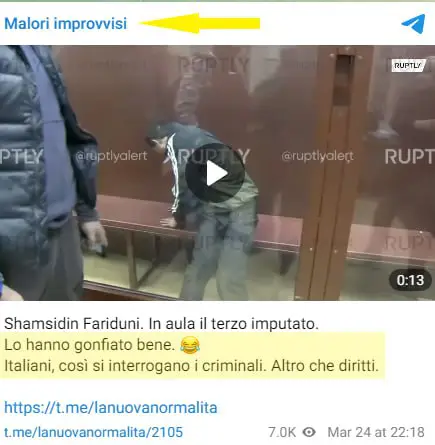 1) **MALORI IMPROVVISI, KOPEKI PROBABILI, INFILTRATI …