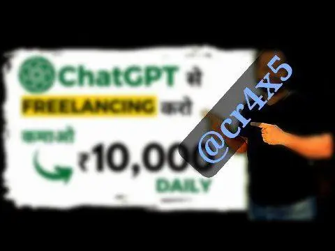 **ChatGPT + Freelancing Earn Money with …