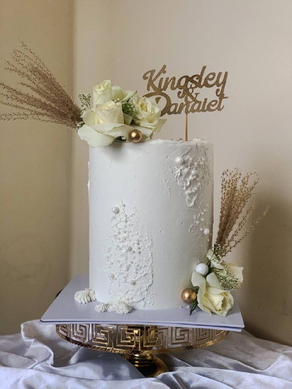 Custom made wedding cake topper