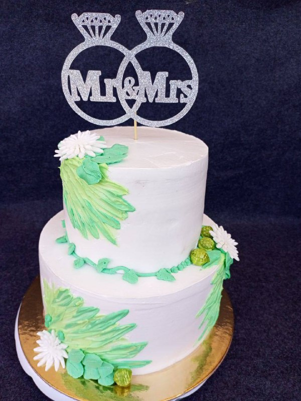 Custom made wedding cake topper