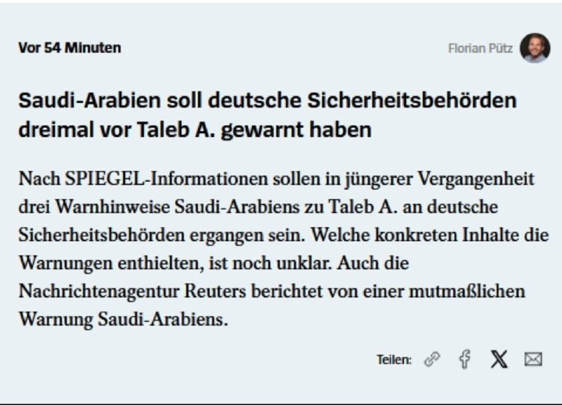 Deutsche Sicherheitsbehörden wurden mehrmals über Attentäter …