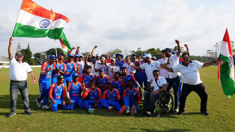 India won the Physical Disability Champions …