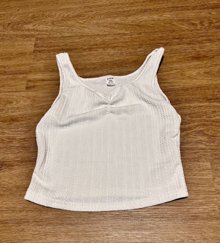 white shein tank top