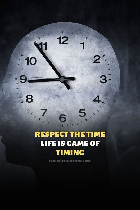 **RESPECT THE TIME, LIFE IS GAME …