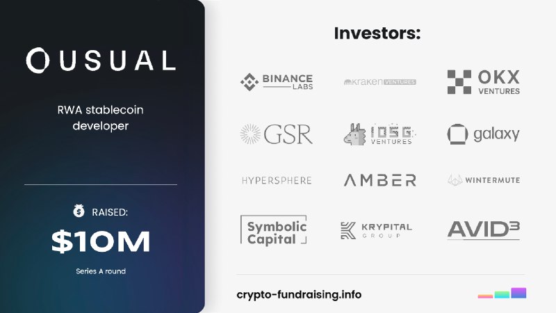 [​​](https://icoanalytics.org/wp-content/uploads/roundshares/round-47192.png?ver=6421)RWA stablecoin developer Usual Labs raised …