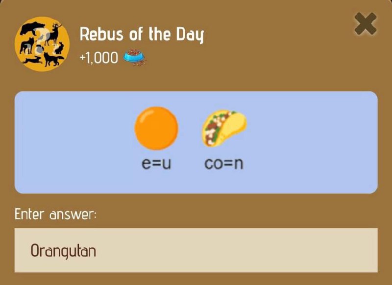 [Zoo](http://t.me/zoo_story_bot/game?startapp=ref1893943513) Rebus of the Day ጀምሯል …