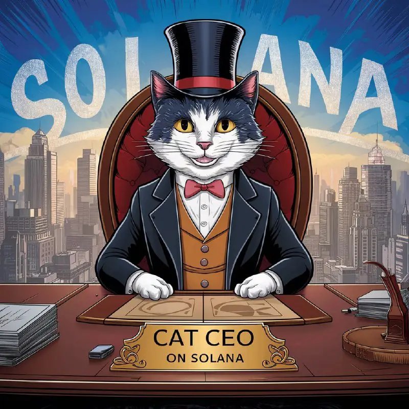 ***🪙*** **Cat CEO on Solana(****$CATCEO****)*****🪙*** **The** …