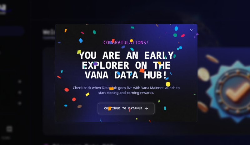 *****🔥***Получаем "Early Explorer"****от VANA**[**VANA**](https://x.com/withvana) [-](https://t.me/Crypto_Prime11) это …