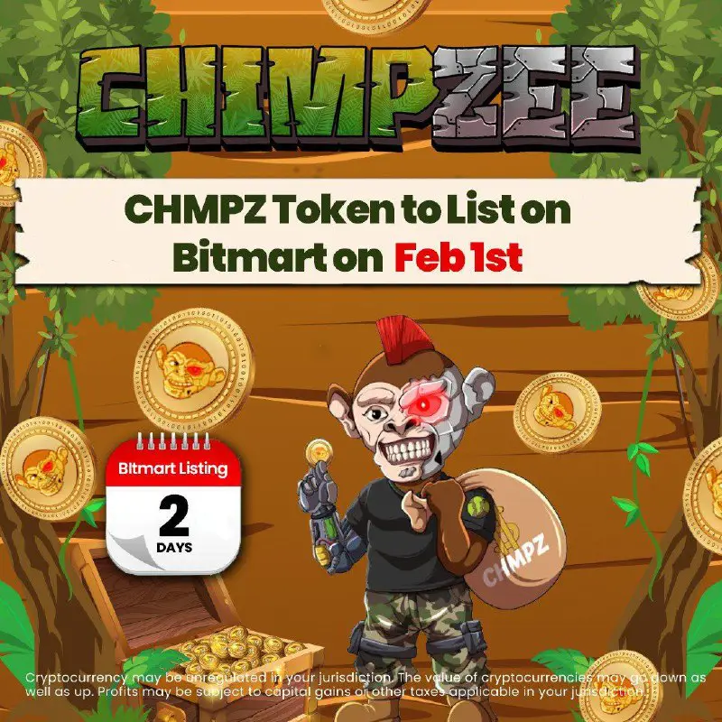 **$CHMPZ*******💎*****[***@crypto\_pump\_club***](https://t.me/crypto_pump_club)*****🌐***** **Chimpzee is going to list …
