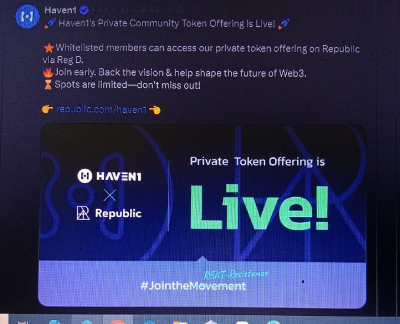 **Haven 1 Testnet is now Live** …