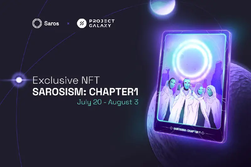 **Gleam from Saros Finance and Project Galaxy**.After results announcement one could mint exclusive **Sarosism NFT**The campaign lasts from 20 July …