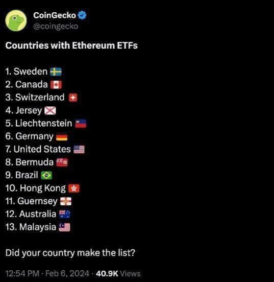 ***🔷***Ethereum-based ETFs are increasingly popular around …