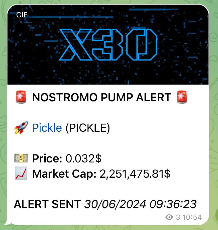 **Another Massive Alpha Alert By Nostromo …