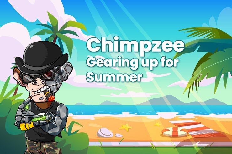 黑猩猩正在为夏天做好准备！ 我们在接下来的夏季有什么计划***🏖️***