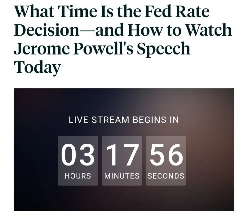 ***‼️***Today is the [#FOMC](?q=%23FOMC) meeting.