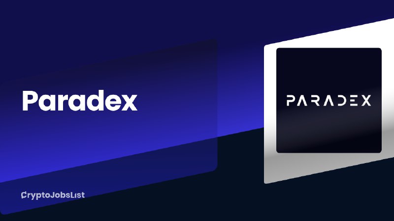 ***💼*** Paradex () is hiring!