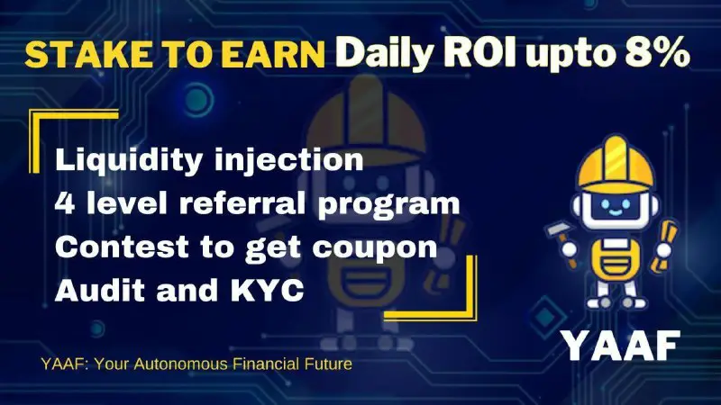 Earn up to 8% daily rewards …
