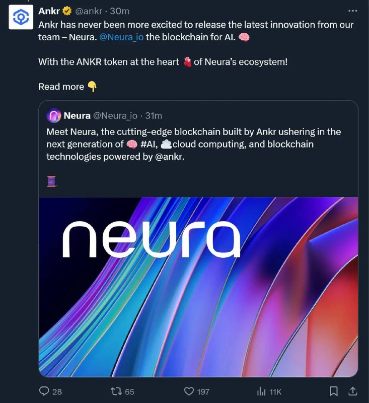 Ankr has released Neura, the blockchain …