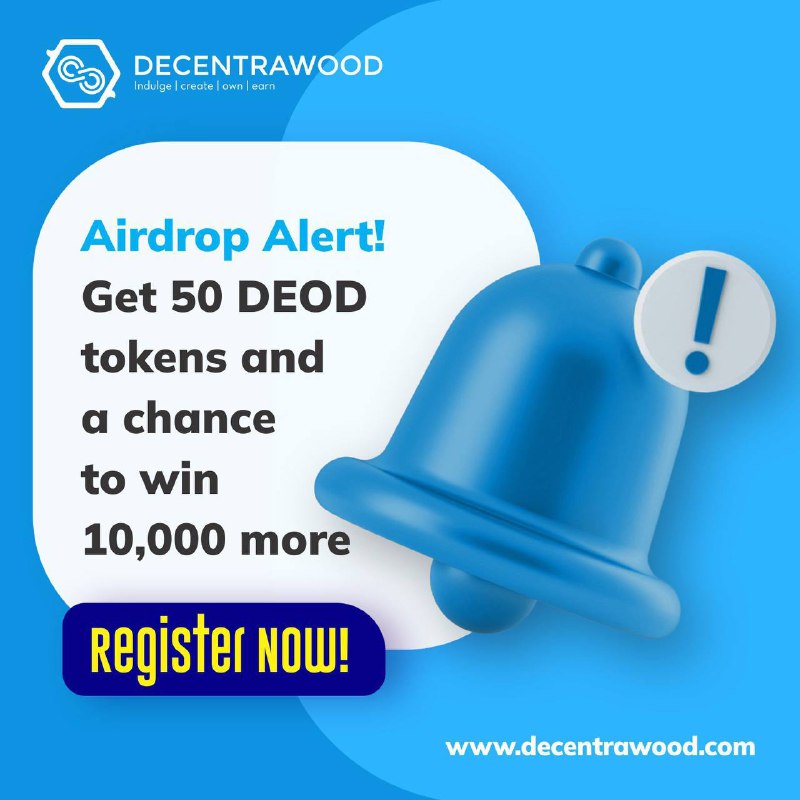 Join Decentrawood DEOD Airdrop to win …