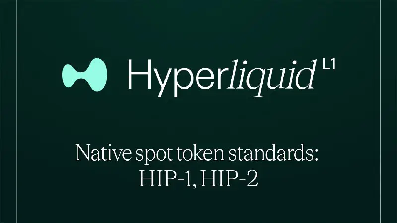 [Hyperliquid](https://app.hyperliquid.xyz/join/PISTOLET) анонсировали свои стандарты токенов, спот и автоматизированные ончейн стратегии для него.