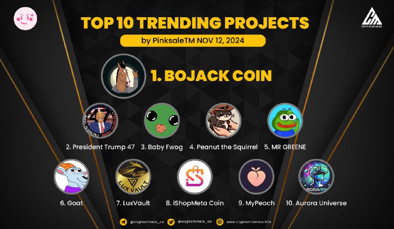 *****🏆*** TOP 10 TRENDING PROJECTS on** …