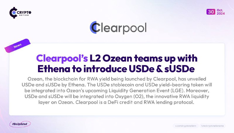 *****⚡️***** **$CPOOL** **announces major partnership with …