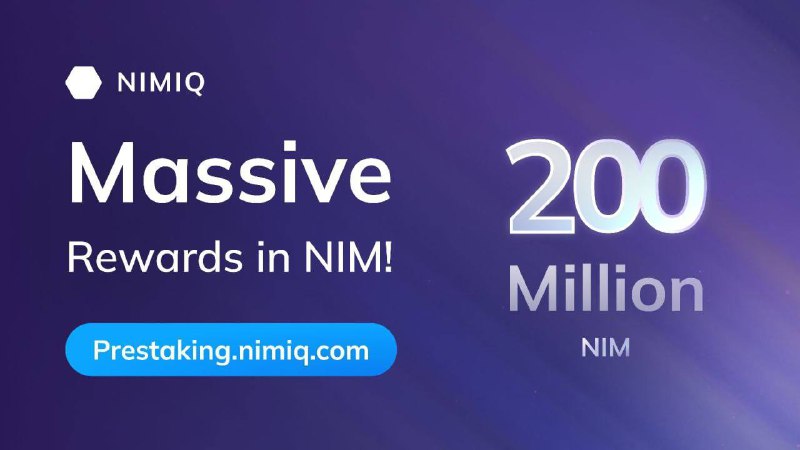 ***🚨*** Nimiq Pre-Staking is Live! ***🚨***