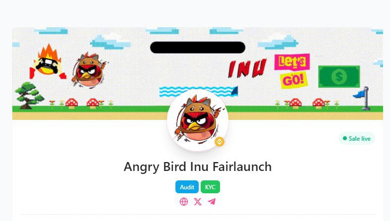 *****🚀***** [#AngryBirdInu](?q=%23AngryBirdInu) **Presale has started! (**[@AngryBirdInuNFT](https://t.me/AngryBirdInuNFT)**)