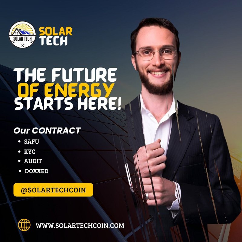 [**Solar Tech**](https://www.pinksale.finance/launchpad/0x288204B1dd06e87e6518bab40964A190122f8208?chain=BSC)***🚀*** Experience the unleashed future …