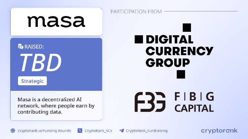 [​​](https://telegra.ph/file/fe0b413f02c265e2fc90b.png)[Masa](https://cryptorank.io/ico/masa), a decentralized AI network, where …