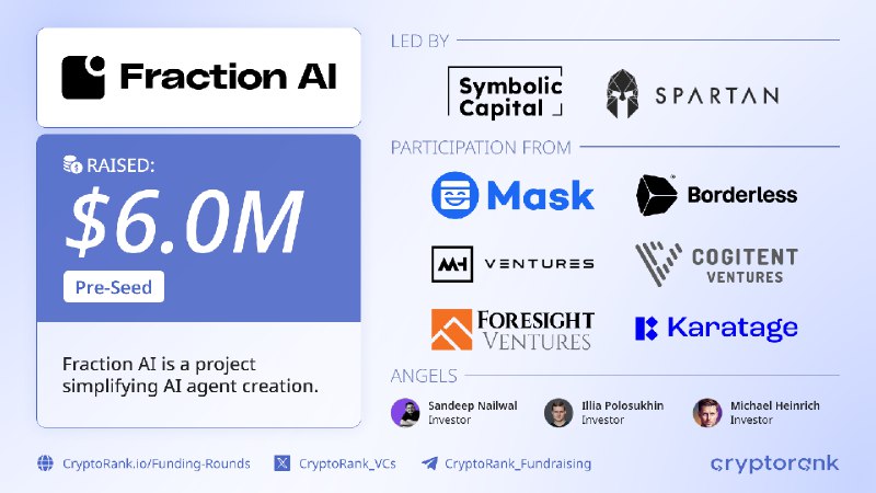 [​​](https://telegra.ph/file/4a8f2552ca8b4d674d56d.png)[Fraction AI](https://cryptorank.io/ico/fraction-ai), a project simplifying AI …