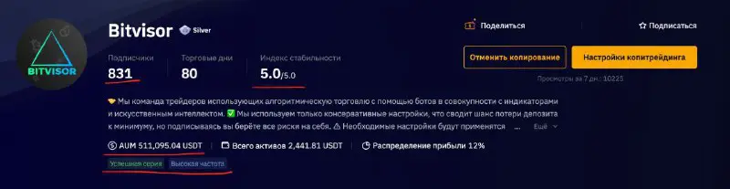 ***📈*** Стата моих партнеров в Bybit. …