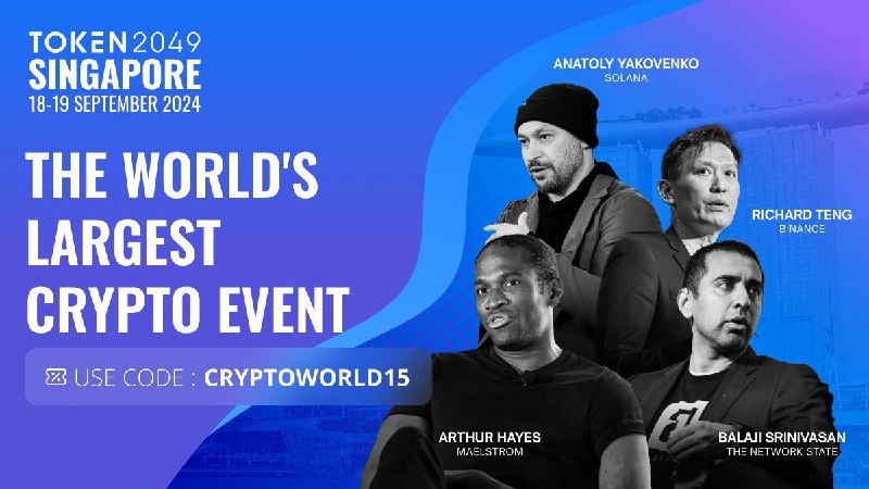 [TOKEN2049](https://www.asia.token2049.com/), the world’s largest crypto event, …