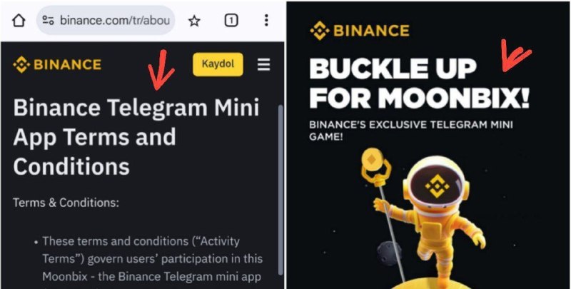 ***🚨*** MOONBIX በBINANCE የተጀመረ Mini game …