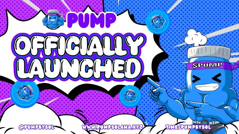 ***🪙***$PUMP **HAS OFFICIALLY LAUNCHED!!!**