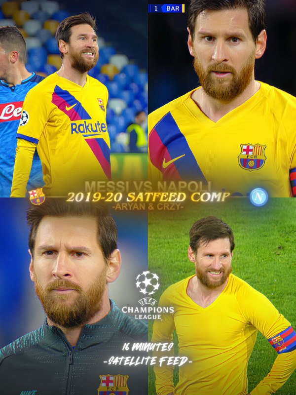 Messi vs Napoli (Away) 1080i Satfeed …