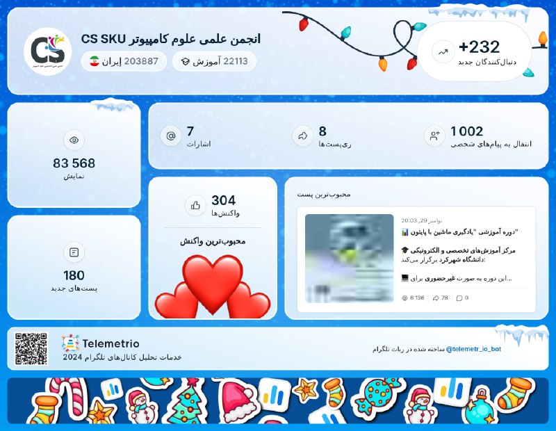 ***?*** گزارشی از فعالیت کانال در …