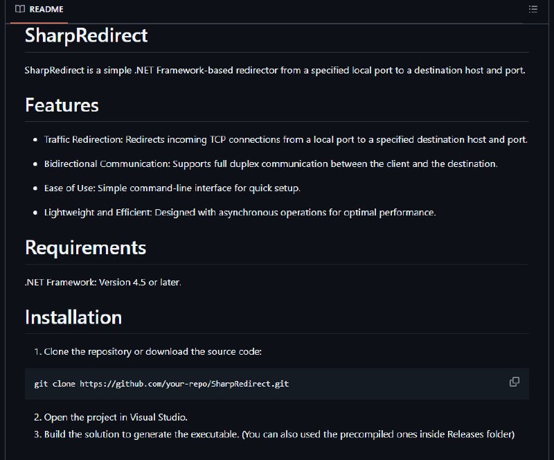 ***🌐*** [SharpRedirect](https://github.com/lsecqt/SharpRedirect) — это инструмент на …