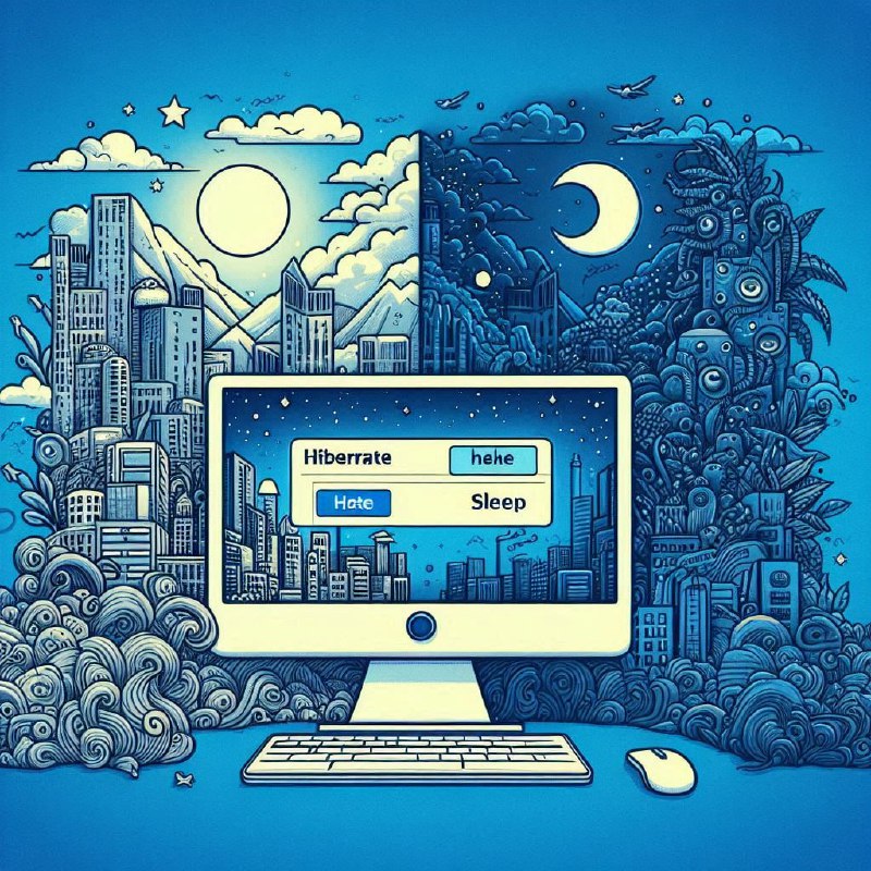 ***✅*** کدوم بهتره؟ Hibernate یا Sleep …
