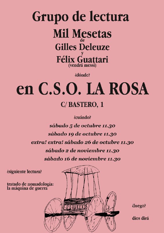 [**Club de lectura: mil mesetas**](https://mad.convoca.la/event/club-de-lectura-mil-mesetas)