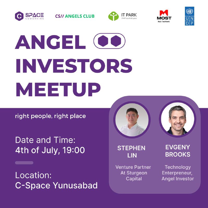 **Angel Investors Meetup - Lecture and …