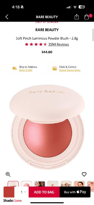 Rare beauty soft pinch luminous blush …